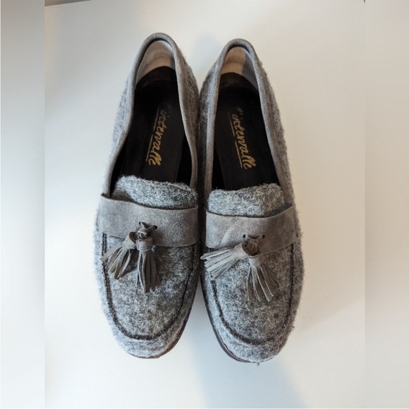 L'intervalle Grey Wool Platform Loafers size 8 / 39 - Picture 7 of 7